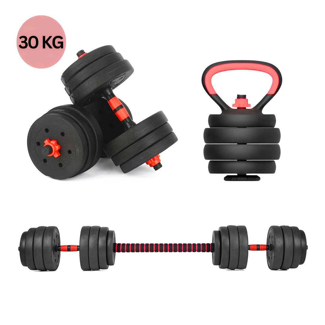 15/20/30/40 Kg Dumbbell Barbell Weight Set Pair Hand Weights Gym Fitness Workout