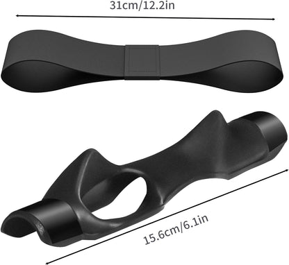 Grip Trainer Attachment & Swing Correcting Arm Band - Ultimate Black Golf Training Combo for Perfect Hand Positioning and Improved Swing Mechanics