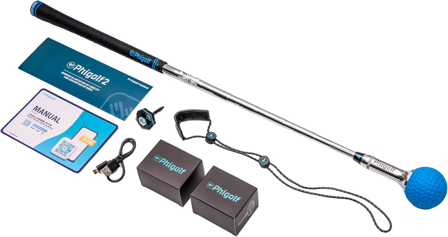 Transform Your Golf Game with the 2 Home Golf Game Simulator - Interactive Fun with Motion Sensor & Swing Stick for Any Space - Explore 38,000+ Courses on Android, iOS & E6 Connect!