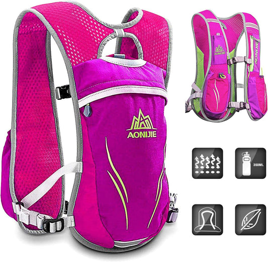 Hydration Pack Backpack,5.5L Running Hydration Vest Marathon Running Vest for Women and Men Lightweight Trail Running Backpack