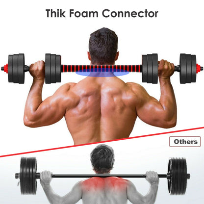 15/20/30/40 Kg Dumbbell Barbell Weight Set Pair Hand Weights Gym Fitness Workout