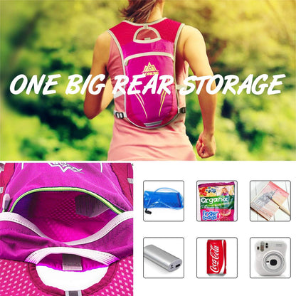 Hydration Pack Backpack,5.5L Running Hydration Vest Marathon Running Vest for Women and Men Lightweight Trail Running Backpack