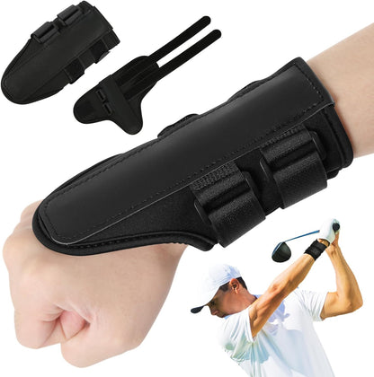 Golf Swing Alignment Brace, Neoprene Golf Wrist Training Aid Comfort Golf Grip Trainer Golf Swing Training Aid Golf Hand Gesture Practice Tool Wrist Correction for Golf Beginners