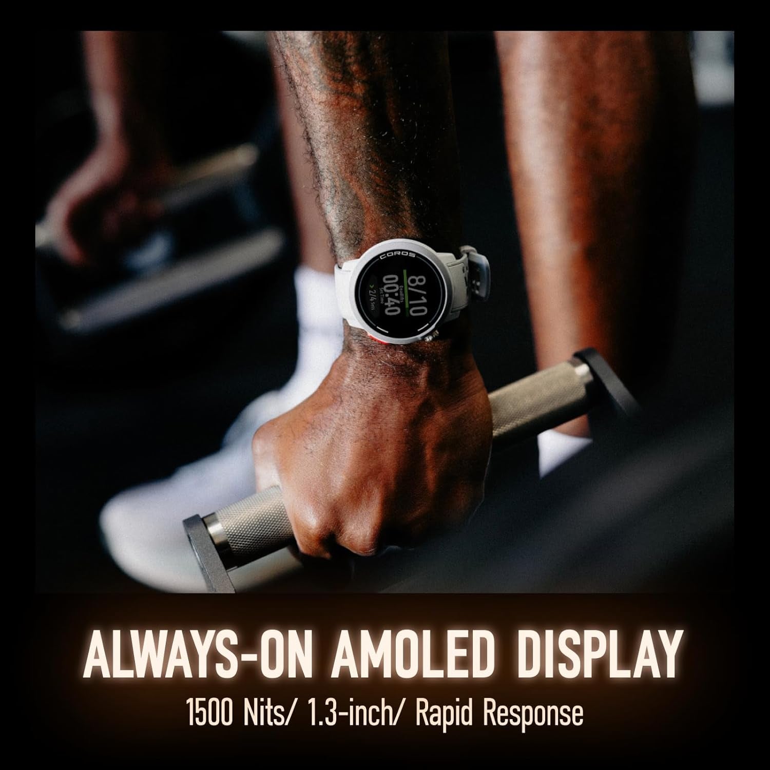 PACE Pro GPS Sport Watch, 1.3-Inch AMOLED Touchscreen, Fastest in Class Processor, 20 Days Battery Life, Navigation with Global Offline Maps, Sleep Tracking, Running, Cycling, Swimming (Gray)